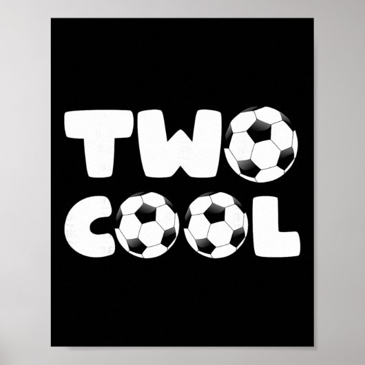 2歳の誕生日 サッカー おめでとう 2才 ポスター (正面)