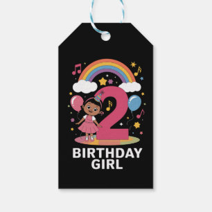 2歳の誕生日 女の子 かわいい 2歳の誕生日 ギフトタグ