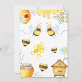 2歳の誕生日　Beeちゃんとってもかわいい 招待状 (裏面)