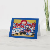 **2歳の誕生日** RAGGEDY ANN CARD カード (正面)