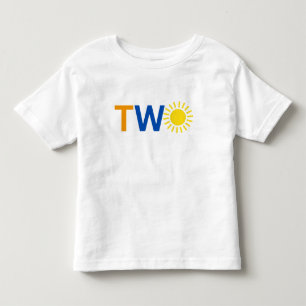 2歳の誕生日Tシャツ トドラーTシャツ