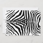 2歳の野生の2歳の誕生日サファリパーティーで男の子 招待状 (裏面)