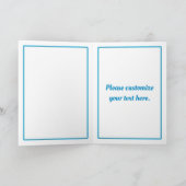 2歳の黒人の人魚  |ハッピーバースデーカード カード (内部)