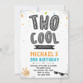 2歳クールの誕生日 招待状 (正面)