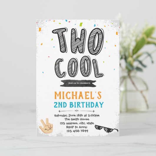 2歳クールの誕生日 招待状 (スタンド正面)