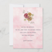 2歳ハッピーバースデー象ベビーガール (裏面)