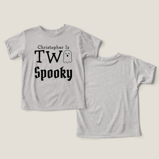 2歳不気味の誕生日 (デザイン正面&裏面)