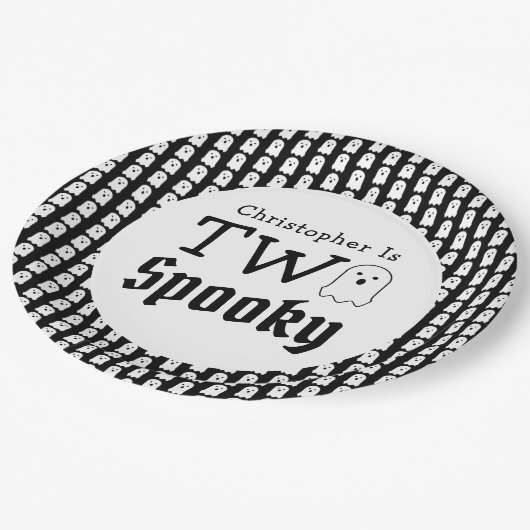 2歳不気味の誕生日 ペーパープレート (アングル)