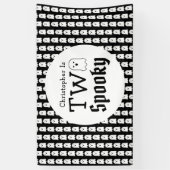 2歳不気味の誕生日 横断幕 (縦)