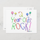 2歳児の石! ポストカード (正面/裏面)