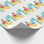 2歳目の誕生日おめでとう、ラッピング紙 ラッピングペーパー (角)