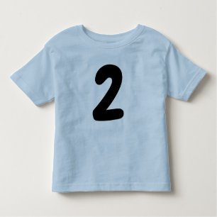 2歳2幼児2歳の誕生日Tシャツ トドラーTシャツ