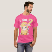 2歳2誕生日少年ガールヒツジ Tシャツ (正面フル)