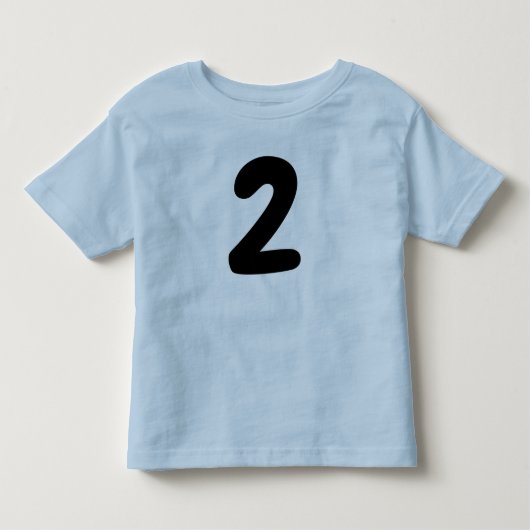 2歳 幼児 2歳 誕生日 Tシャツ (正面)