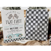 2歳 誕生日 パーティー カー 招待状 レース