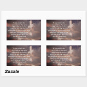 2歴代記7:14わがもし民は祈 長方形シール (シート)