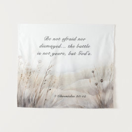 2歴代誌20:15バトルは神の聖句である タペストリー