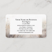 2歴代誌20:15バトルは神の聖句である 名刺 (裏面)