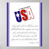 2歴代誌7:14ポスター ポスター (正面)