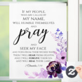 2歴代誌7:14私のもし民クリスチ祈ャン ウィンドウサイン (ホーム)