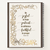 2歴代誌7:14私もしの民祈 ノートブック (裏面)