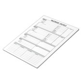 2段階認証を使用した詳細なパスワードトラッカー ノートパッド (アングル)