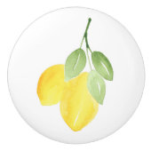 2水色レモン セラミックノブ (正面)