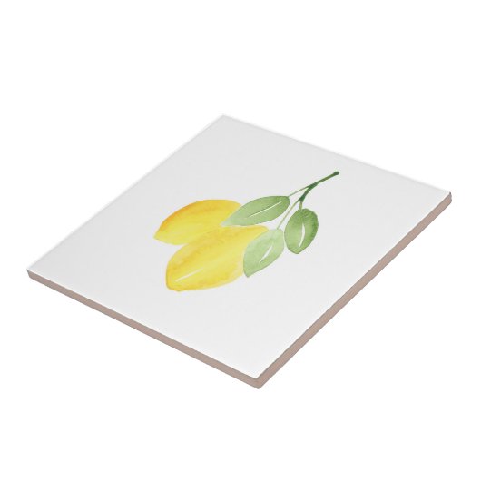 2水色レモン タイル (側面)