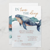 2深いお洒落海 招待状 (正面/裏面)