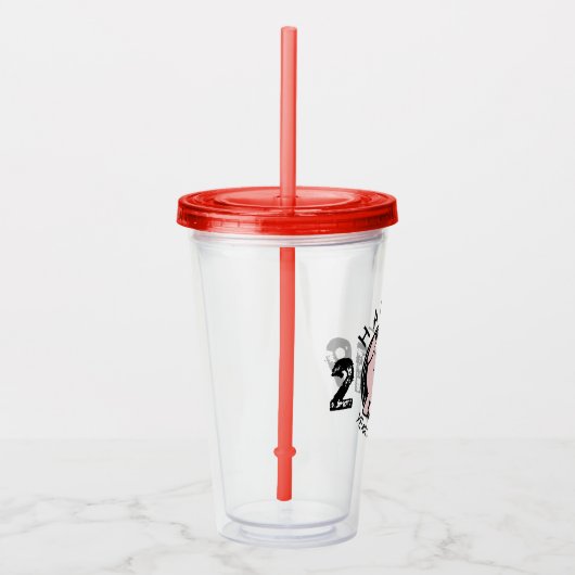 2漫画おもしろい豚の年カスタム2019タンブラー アクリルタンブラー (右)