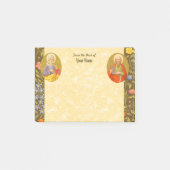 2点で1点:聖ペトロと聖パウロ(PL 07 & PL 06)4"x3" ポストイット (正面)