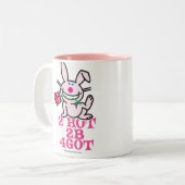 2熱い ツートーンマグカップ (正面左)