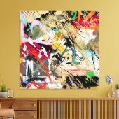 2熱狂するの キャンバスプリント (インサイチュ (リビング))