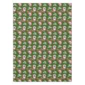 2犬写真小メリークリスマスメリークリスマス+中 テーブルクロス (正面)