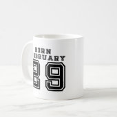2生まれ月29日 コーヒーマグカップ (正面左)