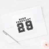 2生まれ月29日 スクエアシール (封筒)