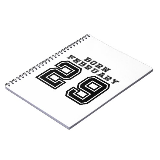 2生まれ月29日 ノートブック (左側)