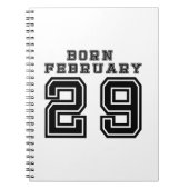 2生まれ月29日 ノートブック (正面)