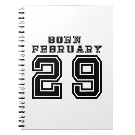 2生まれ月29日 ノートブック (正面)
