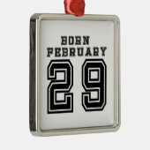 2生まれ月29日 メタルオーナメント (右)