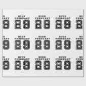 2生まれ月29日 ラッピングペーパー (フラット)