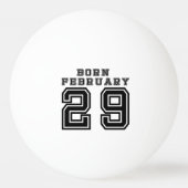 2生まれ月29日 卓球ボール (裏面)