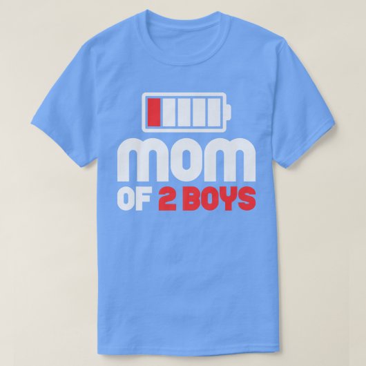 2男おもしろい子の母の日 Tシャツ (デザイン正面)