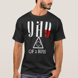 2男の子の父または2子供の祖父のメンズパパ11 Tシャツ