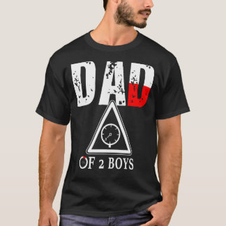 2男の子の父または2子供の祖父のメンズパパ15 Tシャツ