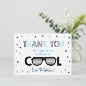 2男クール子サマー誕生日ありがとう サンキューカード (スタンド正面)