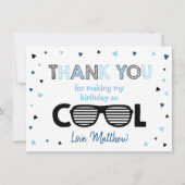 2男クール子サマー誕生日ありがとう サンキューカード (正面)
