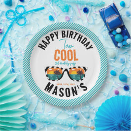 2男クール子2歳の誕生日パーティー ペーパープレート