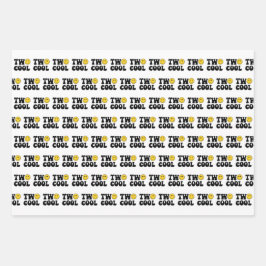 2男クール子2歳の誕生日パーティー ラッピングペーパーシート