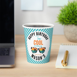 2男クール子2歳の誕生日パーティー 紙コップ